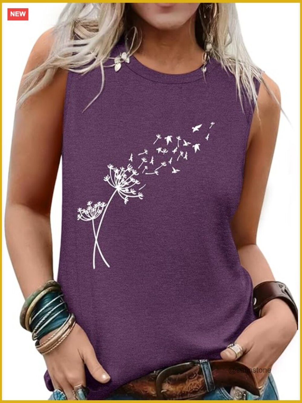 Sleeveless Tank Top Graphic Tee Loose Fit Crewneck Summer Casual Blouse Going